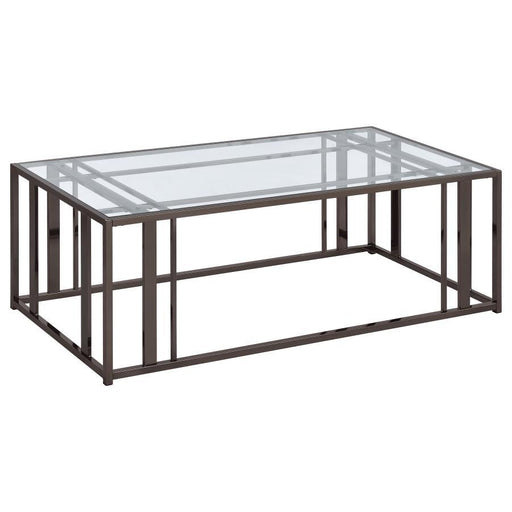 Adri - Metal Frame Coffee Table - Simple Home Plus