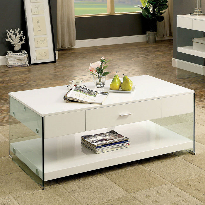 Raya - Coffee Table - White - Simple Home Plus