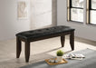 Dalila - Tufted Upholstered Dining Bench - Simple Home Plus