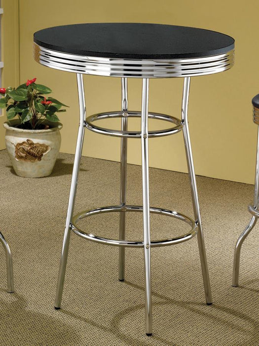 Theodore - Round Bar Table - Simple Home Plus