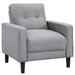 Bowen - Upholstered Track Arms Tufted Chair - Simple Home Plus