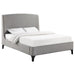 Mosby - Upholstered Curved Headboard Platform Bed - Simple Home Plus