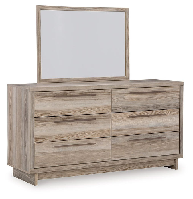 Hasbrick - Tan - Dresser And Mirror