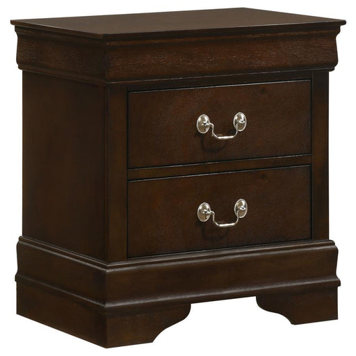 Louis Philippe - Two-drawer Nightstand - Simple Home Plus