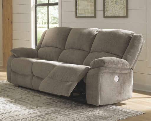 Draycoll - Pewter - Reclining Power Sofa - Simple Home Plus