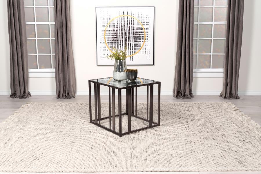 Adri - Metal Frame End Table - Simple Home Plus