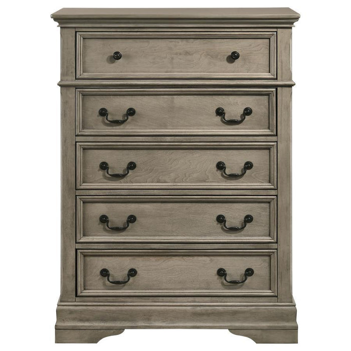 Manchester - 5-Drawer Chest - Wheat - Simple Home Plus