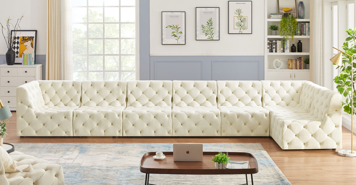 Tuft - Modular Sectional 7 Piece - Cream