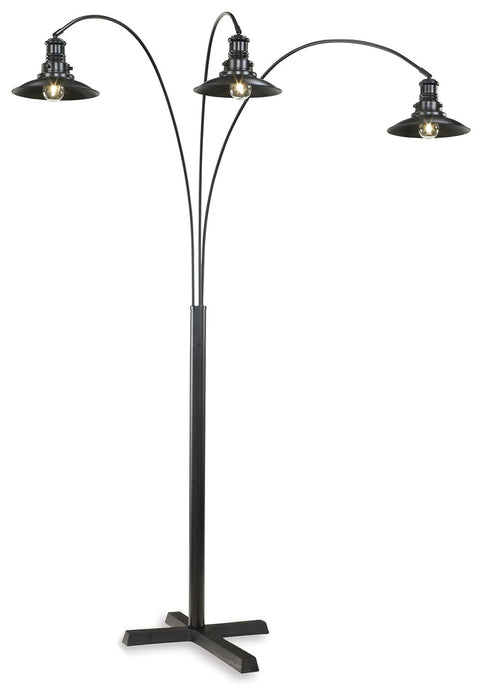 Sheriel - Black - Metal Arc Lamp - Simple Home Plus