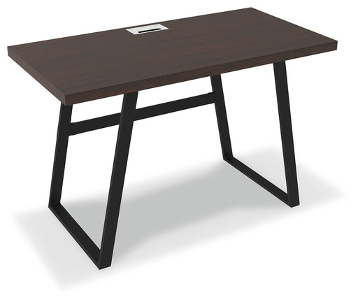 Camiburg - Warm Brown - Home Office Small Desk - Simple Home Plus