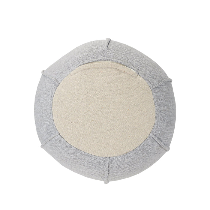 Ottoman Cotton Round - Gray