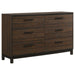 Edmonton - 6-Drawer Dresser - Rustic Tobacco - Simple Home Plus