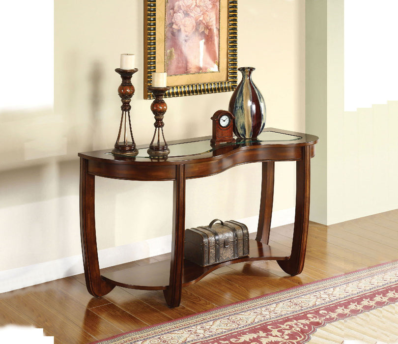 Crystal Falls - Sofa Table - Dark Cherry - Simple Home Plus