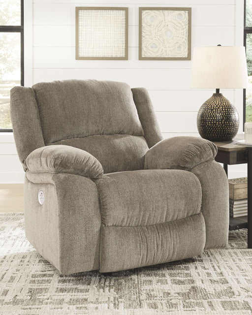 Draycoll - Pewter - Power Rocker Recliner - Simple Home Plus