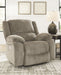 Draycoll - Pewter - Power Rocker Recliner - Simple Home Plus