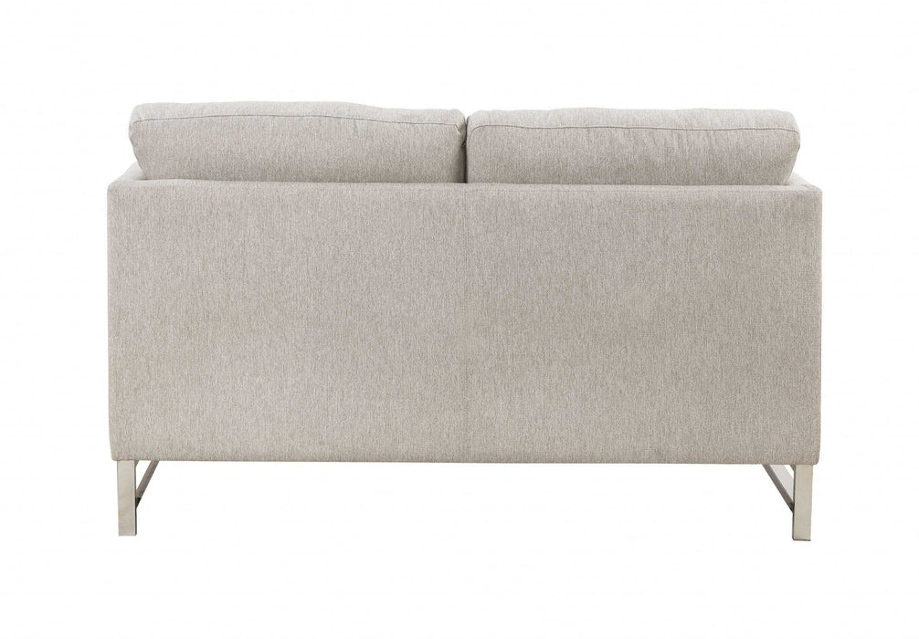 Loveseat - Silver