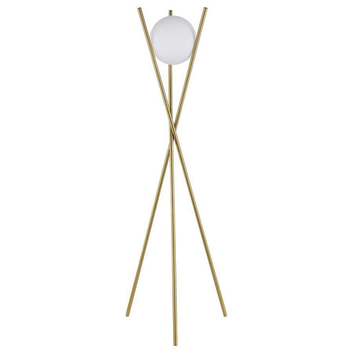 Yamileth - Tripod Floor Lamp - Gold - Simple Home Plus