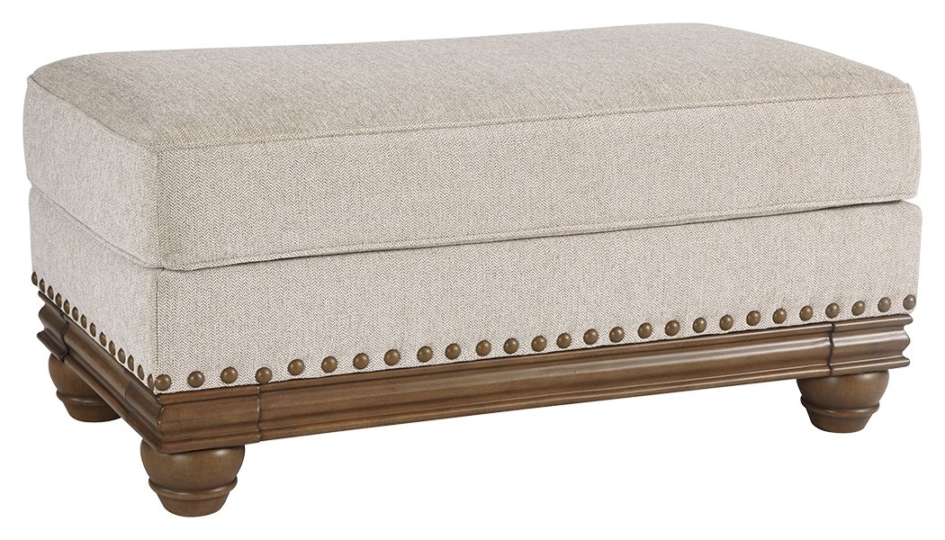 Harleson - Wheat - Ottoman - Simple Home Plus