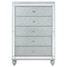 Gunnison - 5-Drawer Chest - Silver Metallic - Simple Home Plus