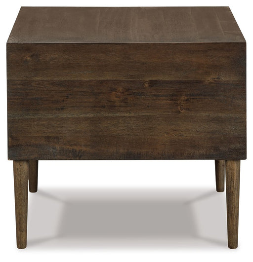 Kisper - Dark Brown - Square End Table - Simple Home Plus