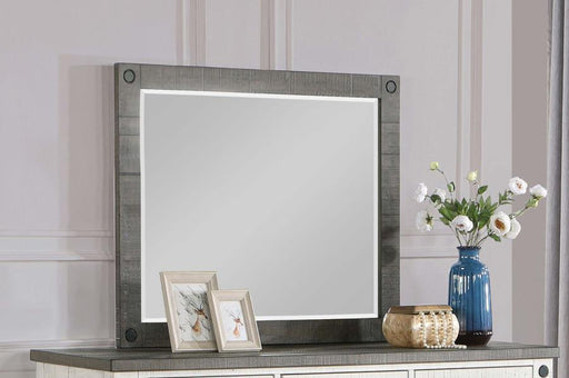 Lilith - Rectangular Dresser Mirror - Distressed Gray - Simple Home Plus