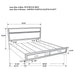 Miranda - 2-Drawer Storage Bed - Simple Home Plus