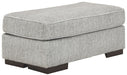 Mercado - Pewter - Ottoman - Simple Home Plus