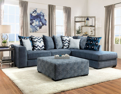 Brielle - Sectional - Blue - Simple Home Plus