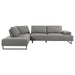 Arden - 2 Piece Adjustable Back Sectional - Taupe - Simple Home Plus