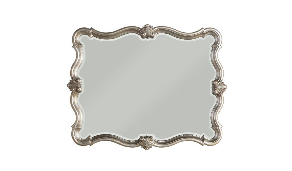 40" Antique Irregular Dresser Mirror - Champagne