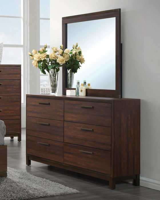 Edmonton - 6-Drawer Dresser - Rustic Tobacco - Simple Home Plus