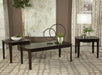 Amaro - 3 Piece Occasional Set - Dark Brown - Simple Home Plus