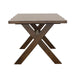 Alston - X-Shaped Dining Table - Knotty Nutmeg - Simple Home Plus