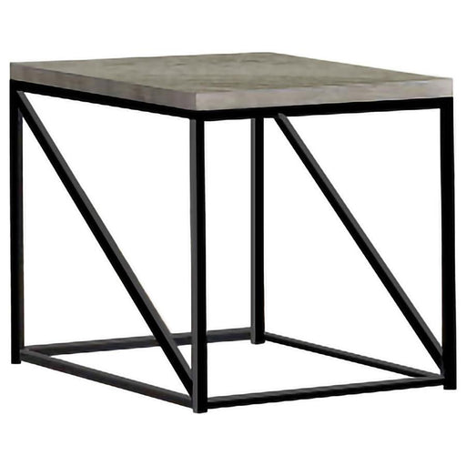 Birdie - Square End Table - Sonoma Gray - Simple Home Plus