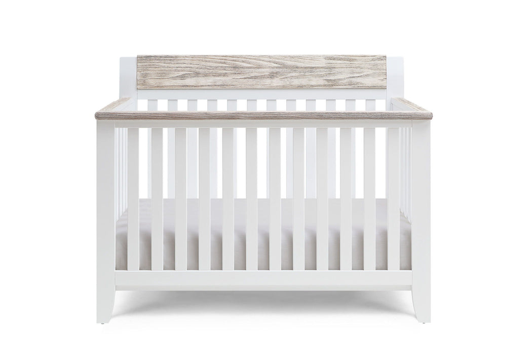 Standard Four In One Convertible Crib - White