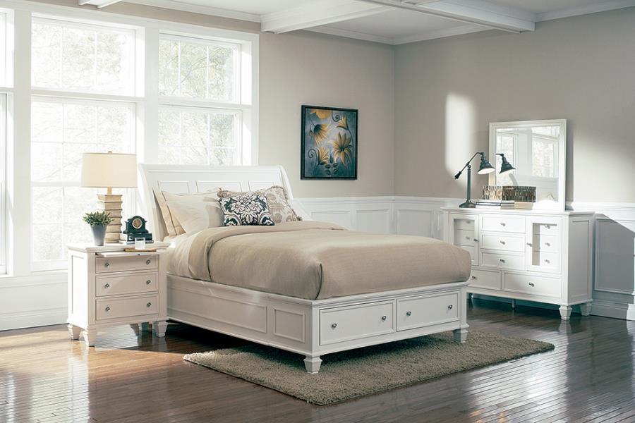 Sandy Beach - Storage Bed Bedroom Set - Simple Home Plus