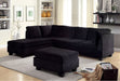 Lomma - Ottoman - Black - Simple Home Plus