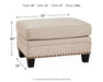 Claredon - Linen - Ottoman - Simple Home Plus