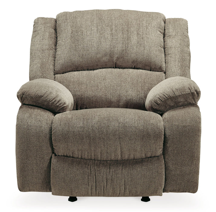 Draycoll - Pewter - Power Rocker Recliner - Simple Home Plus