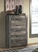 Wynnlow - Gray - Five Drawer Chest - Simple Home Plus