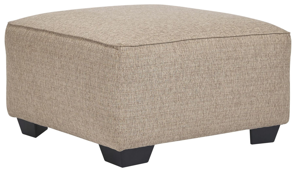 Baceno - Beige - Oversized Accent Ottoman - Simple Home Plus