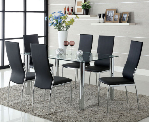 Kona - Dining Table - Pearl Silver - Simple Home Plus