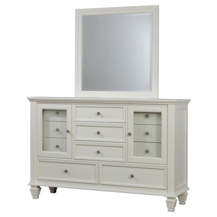 Sandy Beach - 11-drawer Dresser With Mirror