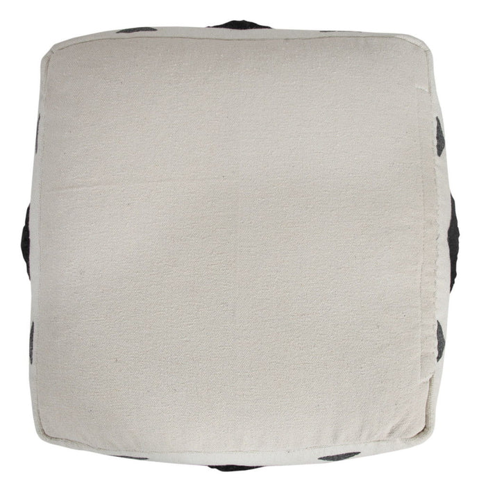 Cotton Ottoman - White