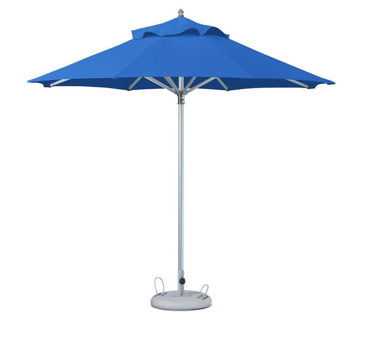 Polyester Round Market Patio Umbrella - Blue