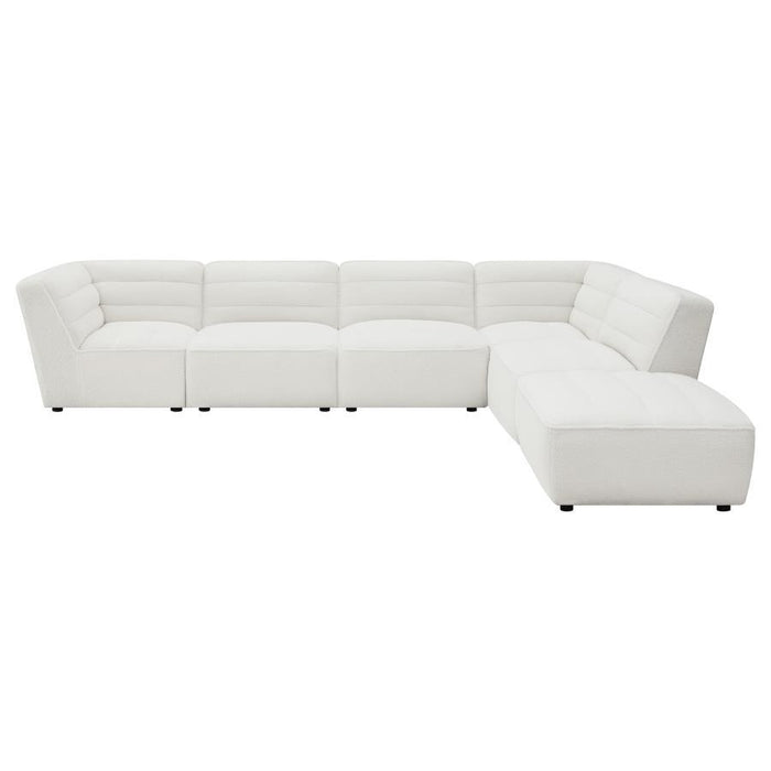 Sunny - 6-Piece Upholstered Sectional - Simple Home Plus