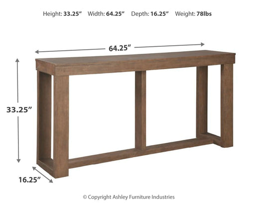 Cariton - Gray - Sofa Table - Simple Home Plus