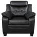 Finley - Tufted Upholstered Chair - Black - Simple Home Plus