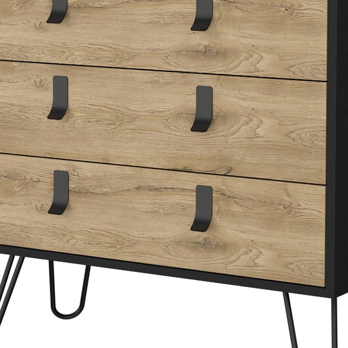 3 Drawer Dresser - Natural / Black