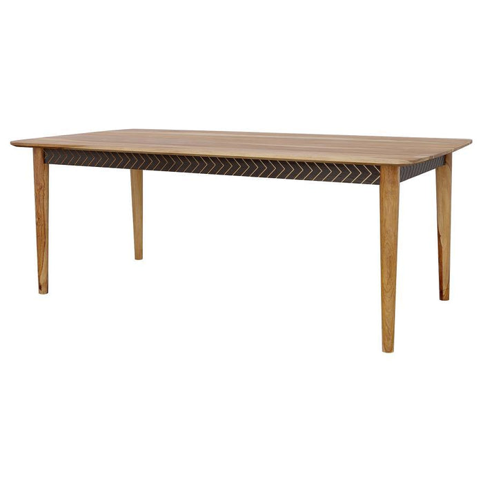 Partridge - Wooden Dining Table - Natural Sheesham - Simple Home Plus